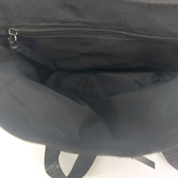 Botkier black nylon shoulderbag with logo straps and a leather flap - Picture 10 of 14